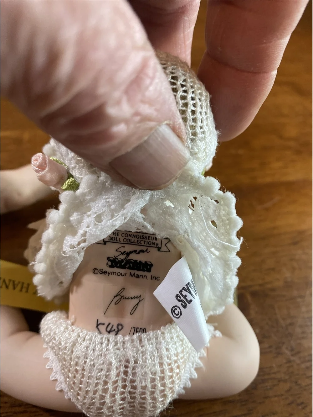 Seymour Mann Connoisseur Collection 2 X 6” Twin Porcelain Doll Boy & Girl Boxed